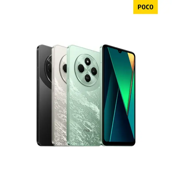 POCO C75 6+128/8+256｜หน้าจอ 6.88" อัตรารีเฟรชเรท 120Hz｜แบตเตอรี่ขนาดใหญ่ 5160mAh (typ)｜กล้องคู่ AI คมชัด 50MP｜โปรเซสเซอร์ Octa-Core ทรงพลัง