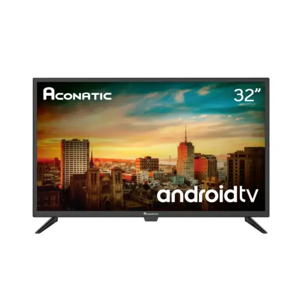 Aconatic ทีวี 32 นิ้ว LED HD Android TV 11.0 รุ่น 32HS500AN แอลอีดี แอนดรอยทีวี ระบบปฏิบัติการ Android /Netflix &Youtube, Voice Search, Dolby Audio