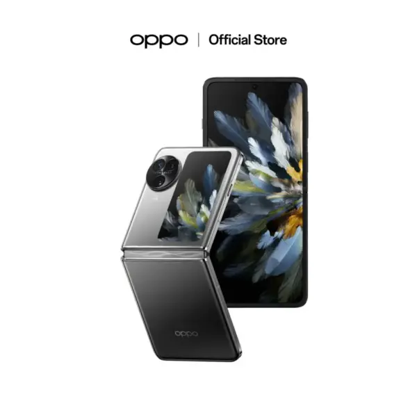 OPPO Find N3 Flip (12+256) | โทรศัพท์มือถือ ดีไซน์กะทัดรัด กล้อง 50 MP ชาร์จไว 44W แบตเตอรี่ 4300 mAh รับประกัน 12 เดือน