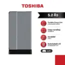 TOSHIBA ตู้เย็น 1 ประตู ความจุ 5.2 คิว รุ่น Curve GR-D145