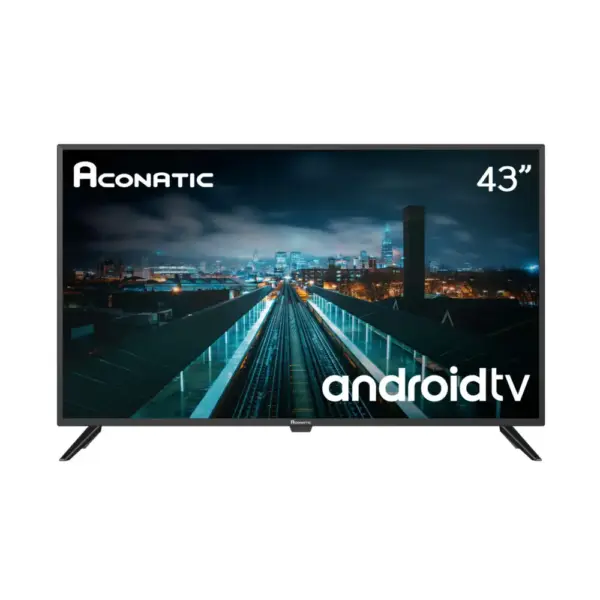 Aconatic ทีวี 43 นิ้ว FHD 1080P Android 11.0 Smart TV รุ่น 43HS500AN ระบบปฏิบัติการ Android OS/Netflix & Youtube, Voice Search,Dolby Audio