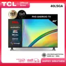 TCL ทีวี 40 นิ้ว FHD 1080P Android 11.0 Smart TV รุ่น 40L5GA ระบบปฏิบัติการ Google/Netflix &Youtube, Voice Search,HDR10,Dolby Audio