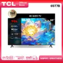 TCL ทีวี 65 นิ้ว QLED 4K Google TV รุ่น 65T7B ระบบปฏิบัติการ Google/Netflix & Youtube & MEMC 60Hz VRR 120Hz ALLM- WiFi, Game Master, Freesync, Dolby Vision & Atmos DTS Virtual X