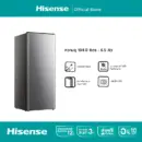 Hisense ตู้เย็น 1 ประตู 6.5Q/ 184 ลิตร รุ่น RR229D4AD1